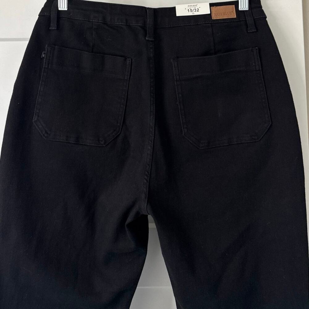 Judy Blue NWT Black High Rise Jogger Jeans Stretch Size 15/32 *88700 - Picture 7 of 13